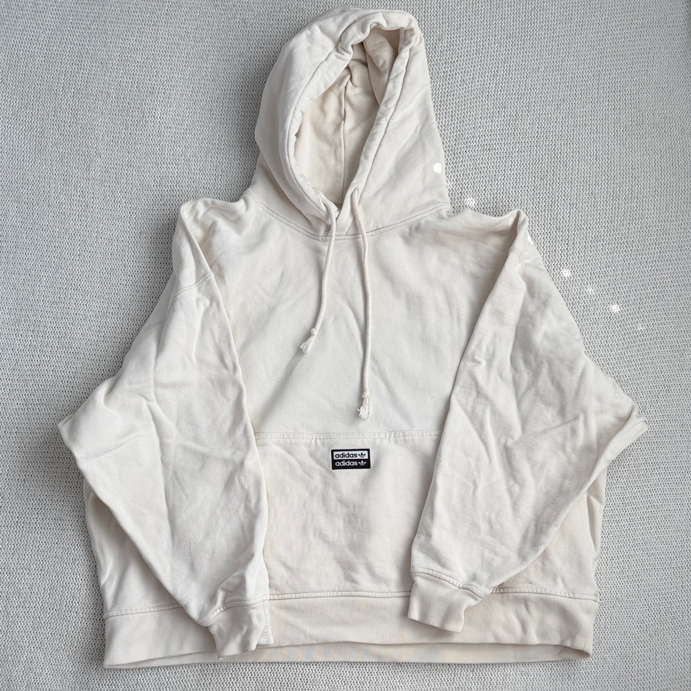 Adidas Originals R.Y.V Hoodie Cream Size Medium